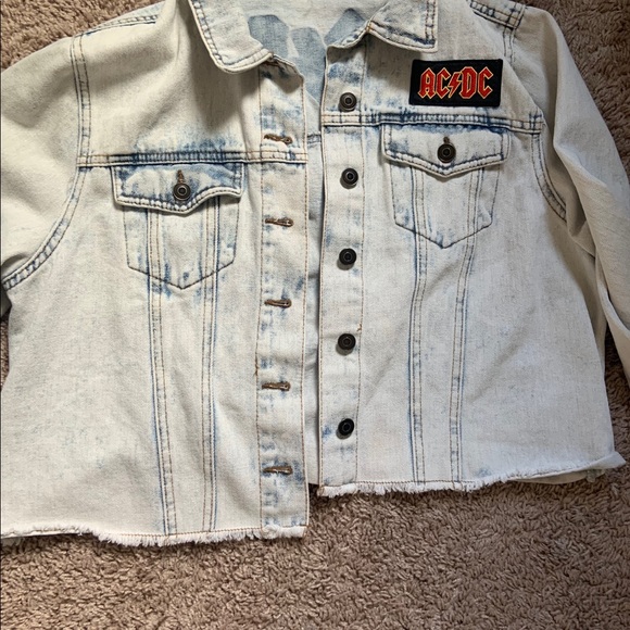Jackets & Coats | Ac Dc Jean Jacket | Poshmark